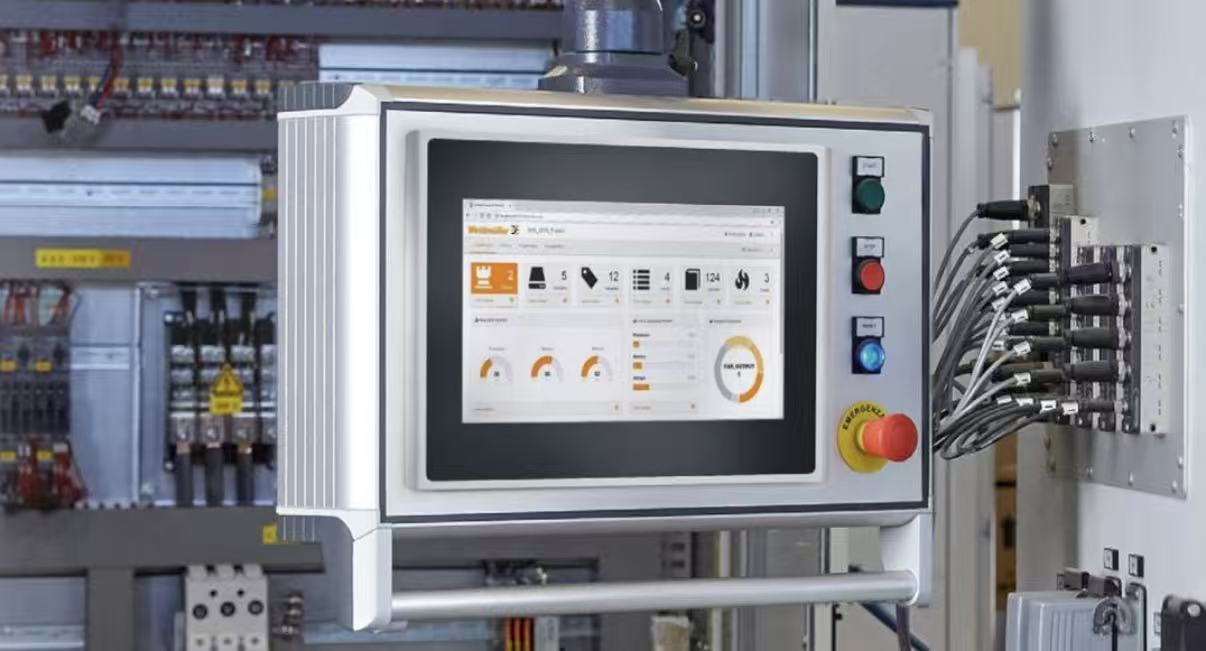 Industrial HMI control panel